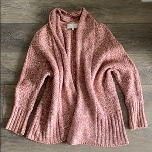 Pink cozy oversized sweater